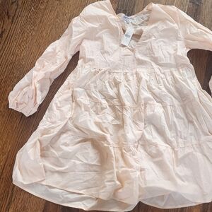 Charlie holiday. Chic Peach Long-Sleeve Dress